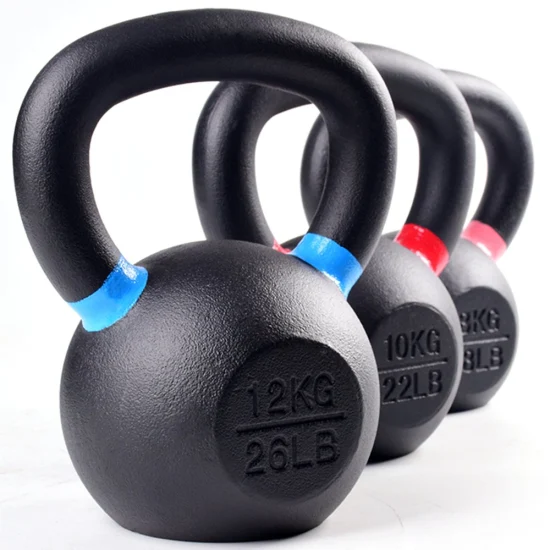 Manufacturer Gym Fitness Equipment Kettle Bell Set Body Building Cast Iron Kettlebell in Lb and Kg